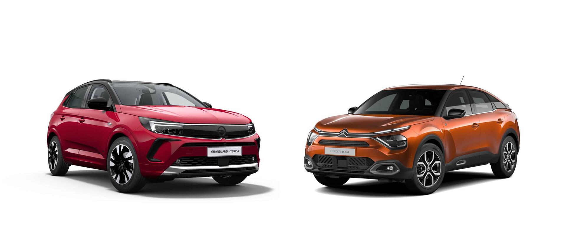 Opel Grandland og Citroën ë-C4